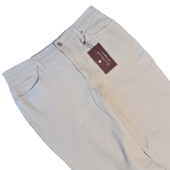 GLORIA VANDERBILT Amanda Gray Denim Jeans Women's Size 12A NEW - Picture 7 of 10